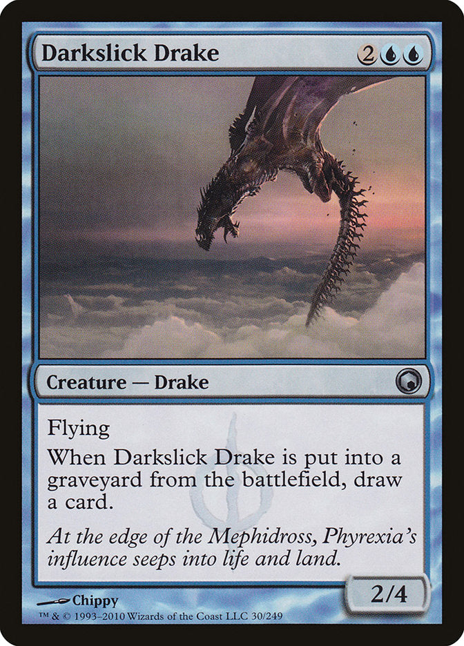Darkslick Drake [Scars of Mirrodin] | Deep Dive Games St. Marys