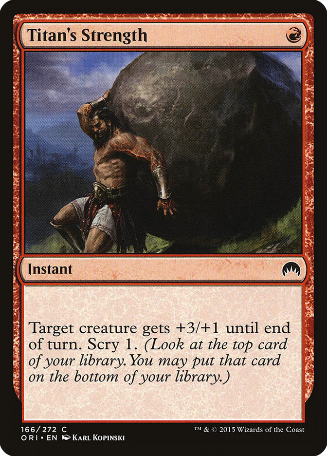Titan's Strength [Magic Origins] | Deep Dive Games St. Marys
