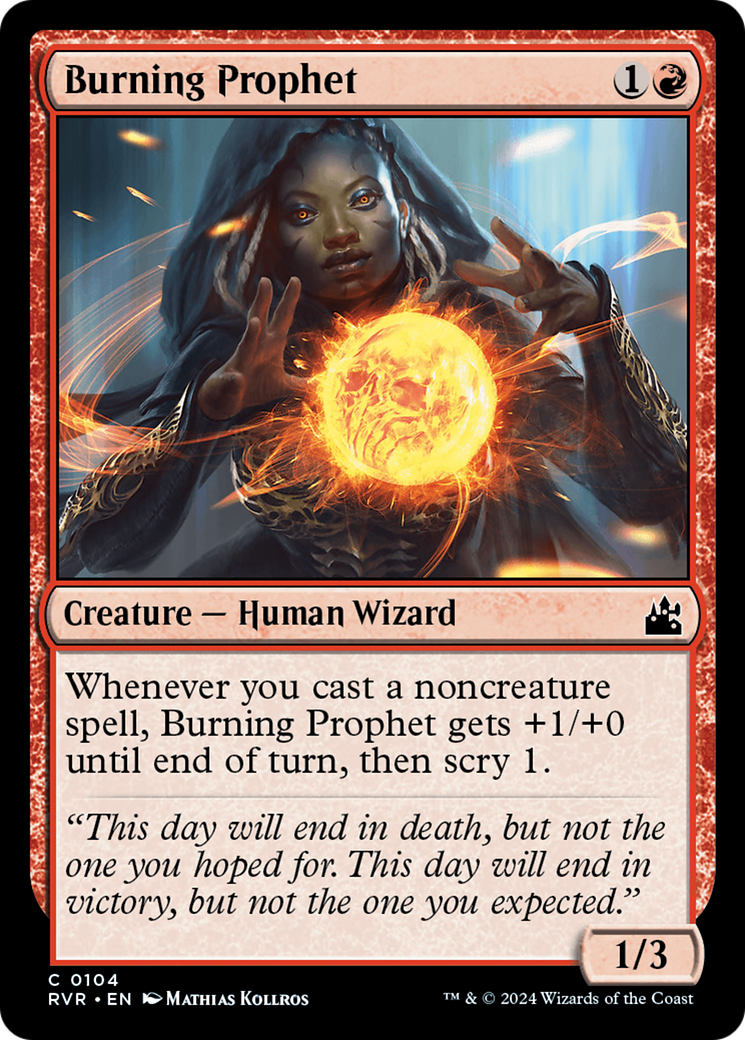 Burning Prophet [Ravnica Remastered] | Deep Dive Games St. Marys