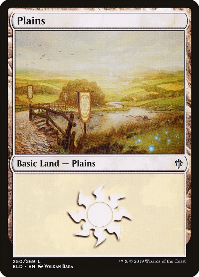 Plains (250) [Throne of Eldraine] | Deep Dive Games St. Marys