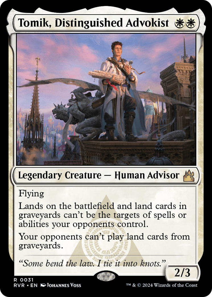 Tomik, Distinguished Advokist [Ravnica Remastered] | Deep Dive Games St. Marys