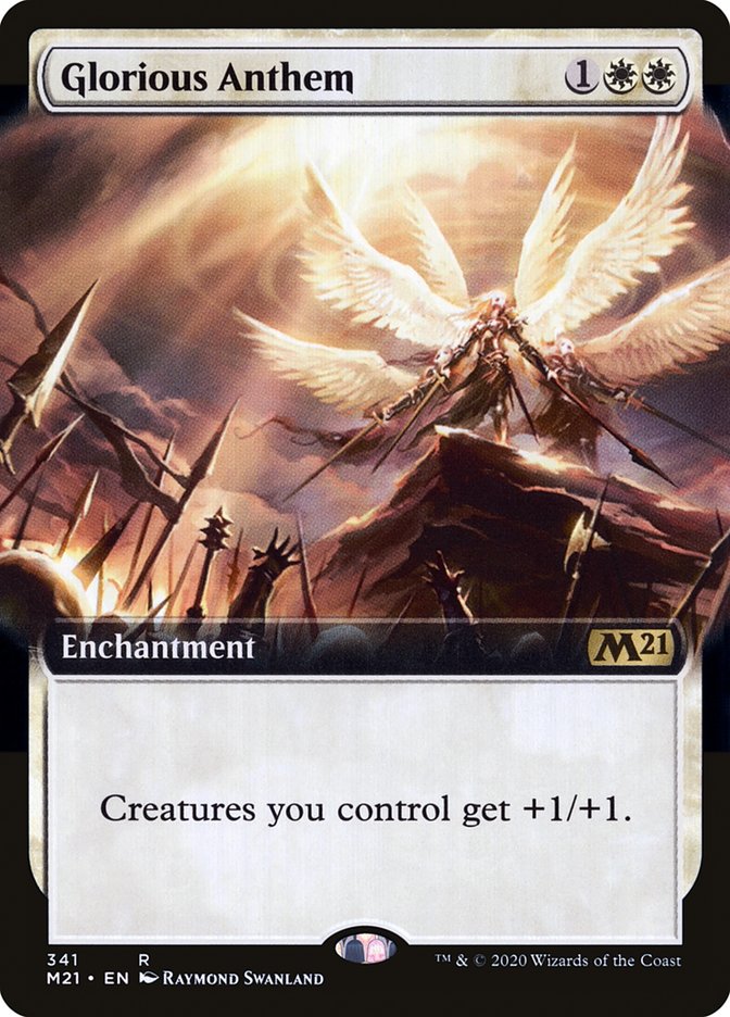 Glorious Anthem (Extended Art) [Core Set 2021] | Deep Dive Games St. Marys
