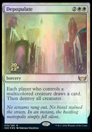 Depopulate [Streets of New Capenna Prerelease Promos] | Deep Dive Games St. Marys