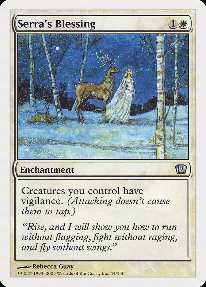 Serra's Blessing [Ninth Edition] | Deep Dive Games St. Marys
