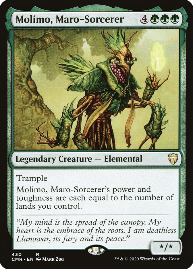 Molimo, Maro-Sorcerer [Commander Legends] | Deep Dive Games St. Marys