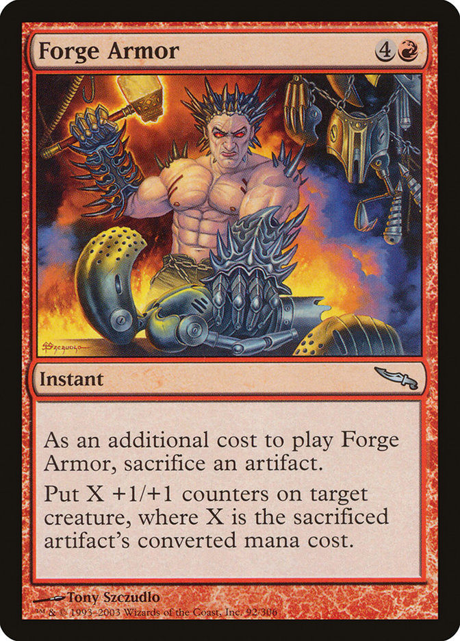 Forge Armor [Mirrodin] | Deep Dive Games St. Marys