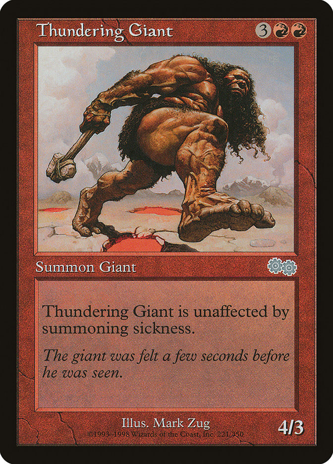 Thundering Giant [Urza's Saga] | Deep Dive Games St. Marys