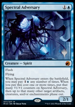 Spectral Adversary (Promo Pack) [Innistrad: Midnight Hunt Promos] | Deep Dive Games St. Marys