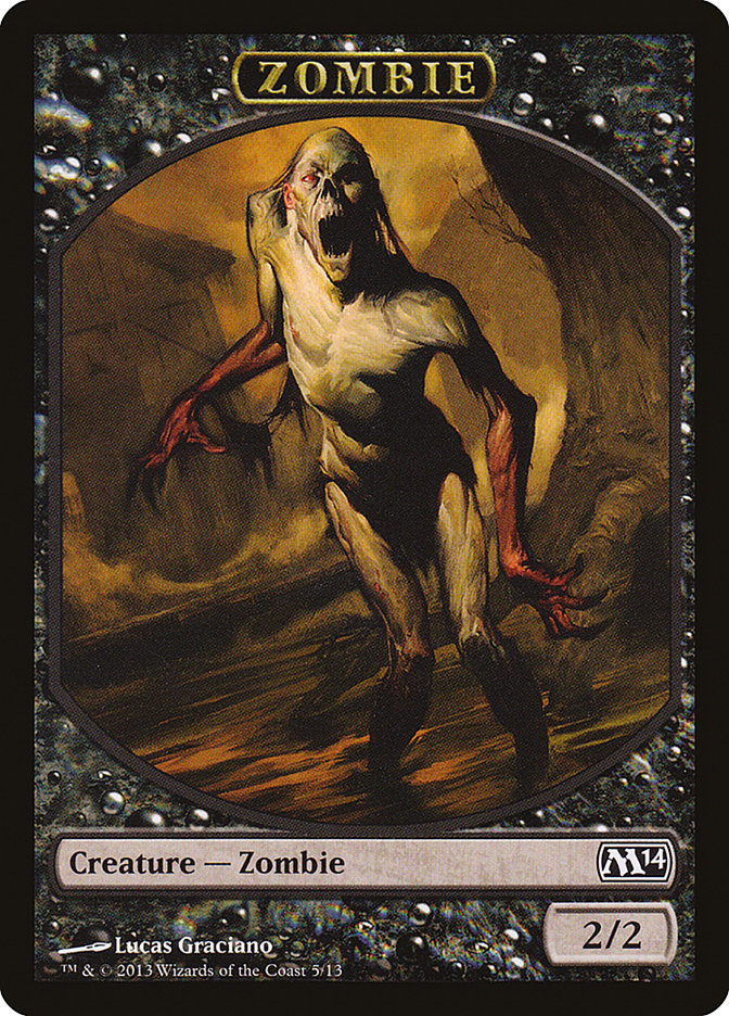 Zombie Token [Magic 2014 Tokens] | Deep Dive Games St. Marys