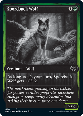 Sporeback Wolf [Innistrad: Double Feature] | Deep Dive Games St. Marys