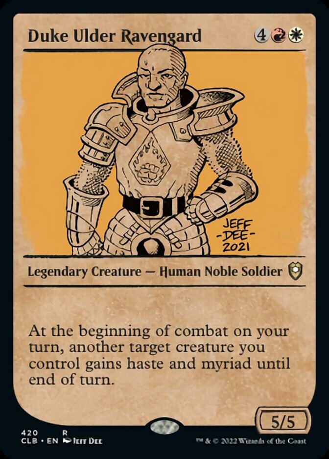 Duke Ulder Ravengard (Showcase) [Commander Legends: Battle for Baldur's Gate] | Deep Dive Games St. Marys