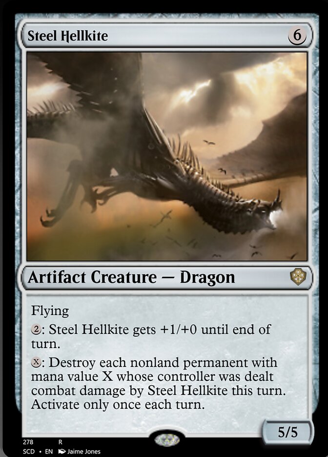Steel Hellkite [Starter Commander Decks] | Deep Dive Games St. Marys