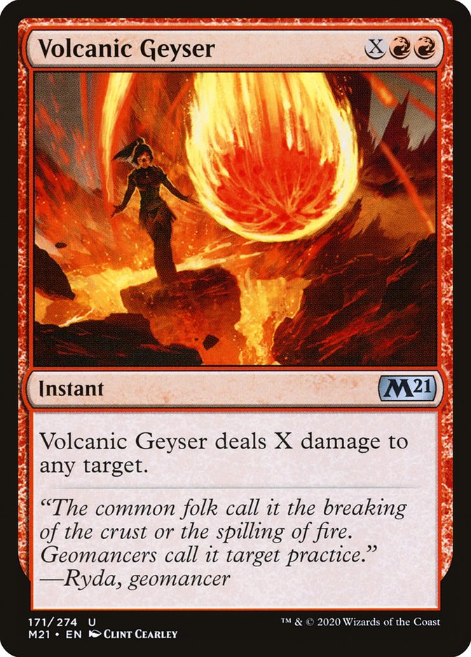 Volcanic Geyser [Core Set 2021] | Deep Dive Games St. Marys