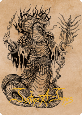 Sivriss, Nightmare Speaker Art Card (51) (Gold-Stamped Signature) [Commander Legends: Battle for Baldur's Gate Art Series] | Deep Dive Games St. Marys