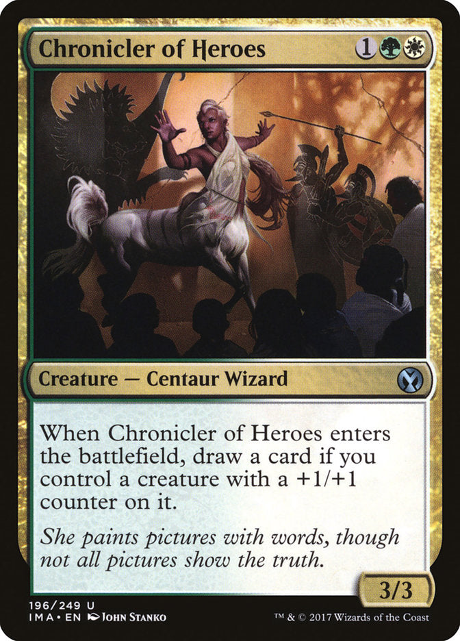 Chronicler of Heroes [Iconic Masters] | Deep Dive Games St. Marys