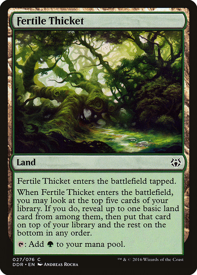 Fertile Thicket [Duel Decks: Nissa vs. Ob Nixilis] | Deep Dive Games St. Marys