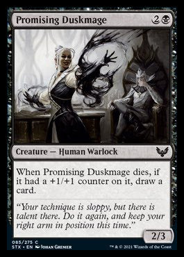 Promising Duskmage [Strixhaven: School of Mages] | Deep Dive Games St. Marys