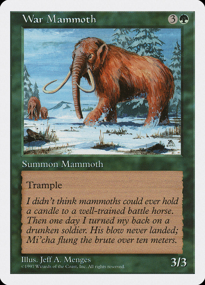 War Mammoth [Fifth Edition] | Deep Dive Games St. Marys