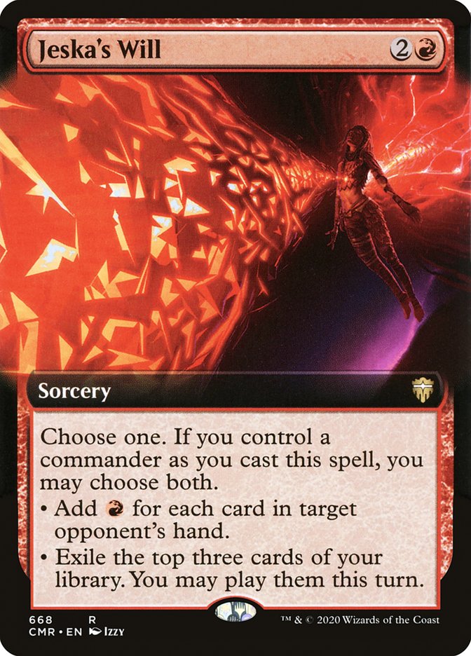 Jeska's Will (Extended Art) [Commander Legends] | Deep Dive Games St. Marys
