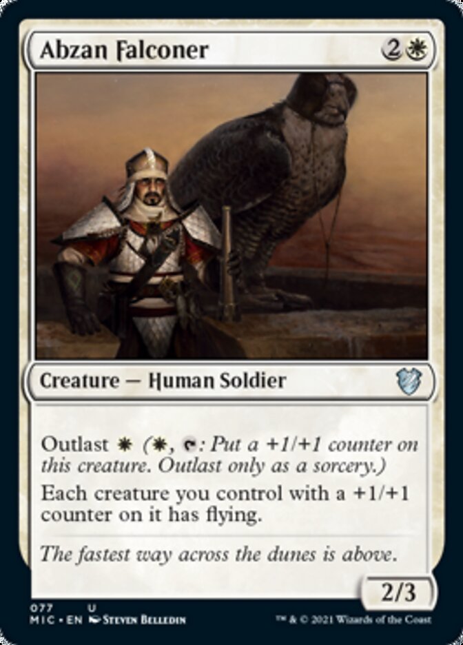 Abzan Falconer [Innistrad: Midnight Hunt Commander] | Deep Dive Games St. Marys