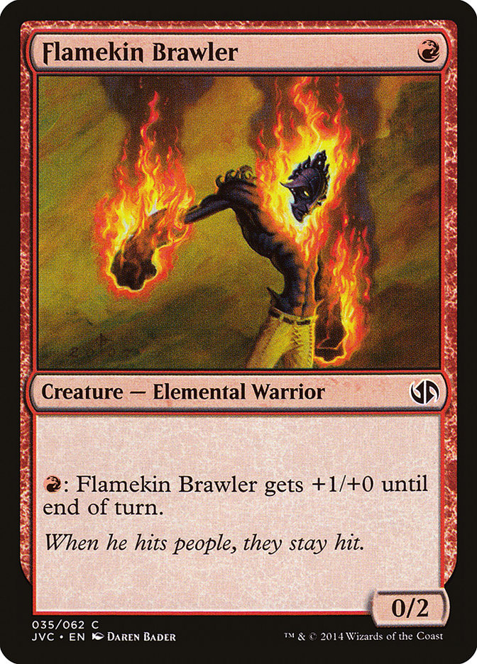Flamekin Brawler [Duel Decks Anthology] | Deep Dive Games St. Marys