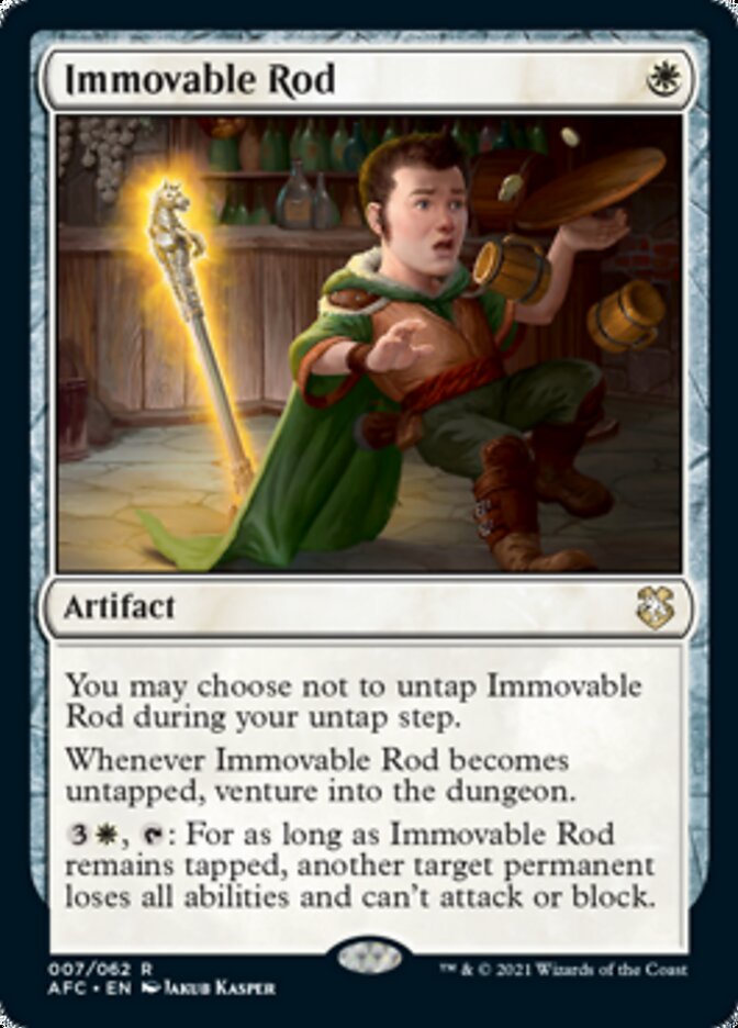 Immovable Rod [Dungeons & Dragons: Adventures in the Forgotten Realms Commander] | Deep Dive Games St. Marys