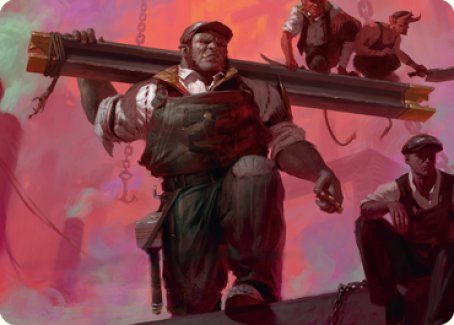 The Beamtown Bullies Art Card [Streets of New Capenna Art Series] | Deep Dive Games St. Marys