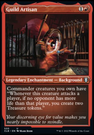 Guild Artisan (Foil Etched) [Commander Legends: Battle for Baldur's Gate] | Deep Dive Games St. Marys