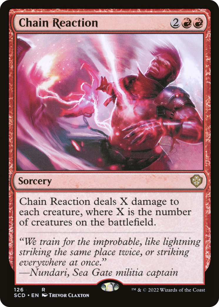 Chain Reaction [Starter Commander Decks] | Deep Dive Games St. Marys
