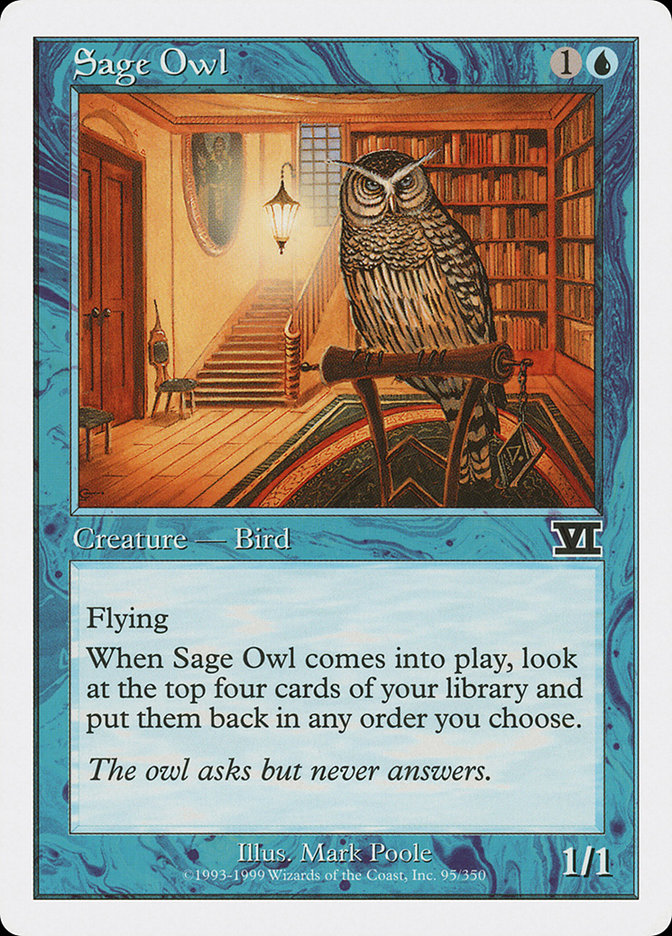 Sage Owl [Classic Sixth Edition] | Deep Dive Games St. Marys