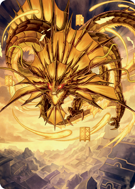 Ao, the Dawn Sky 2 Art Card [Kamigawa: Neon Dynasty Art Series] | Deep Dive Games St. Marys
