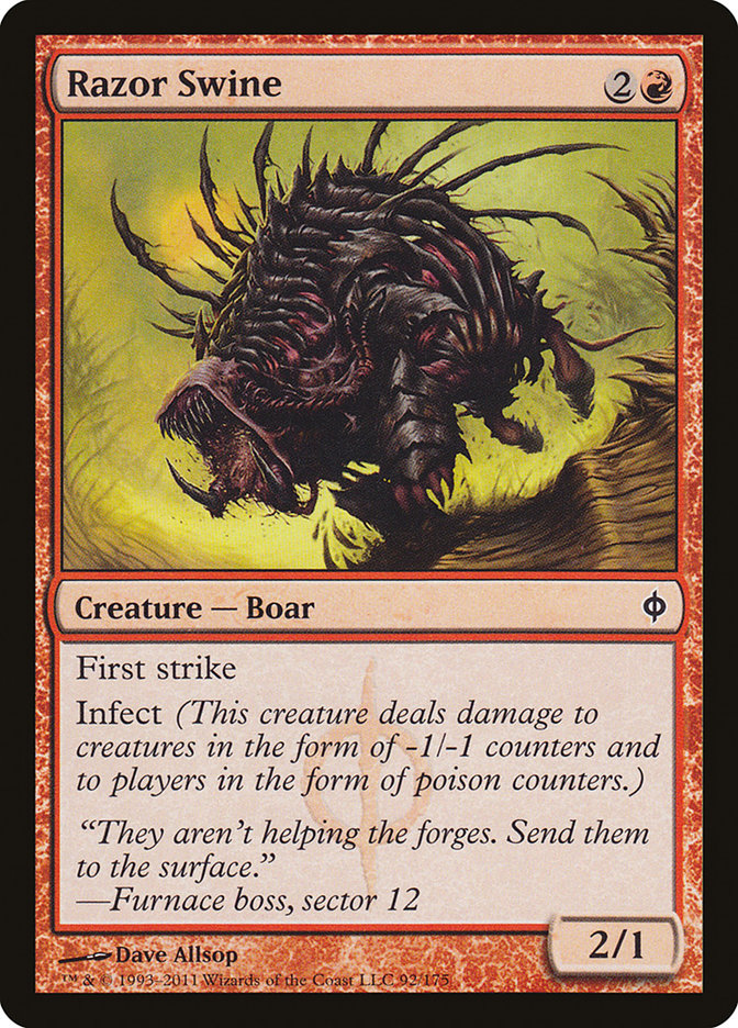 Razor Swine [New Phyrexia] | Deep Dive Games St. Marys