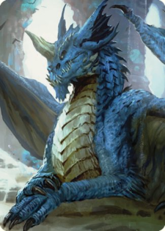 Young Blue Dragon Art Card [Commander Legends: Battle for Baldur's Gate Art Series] | Deep Dive Games St. Marys
