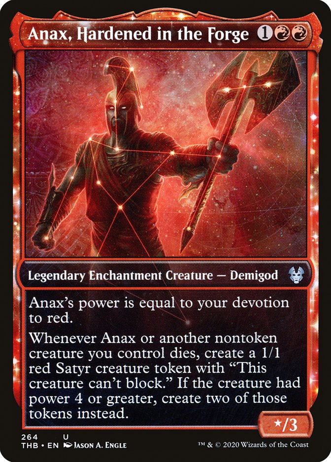Anax, Hardened in the Forge (Showcase) [Theros Beyond Death] | Deep Dive Games St. Marys