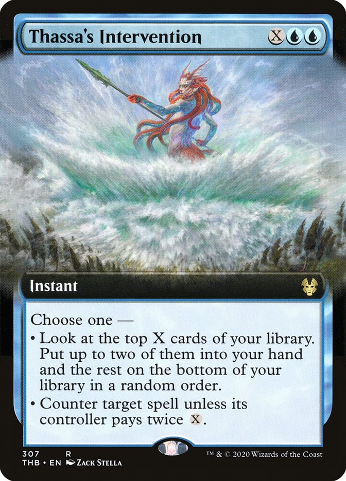 Thassa's Intervention (Extended Art) [Theros Beyond Death] | Deep Dive Games St. Marys