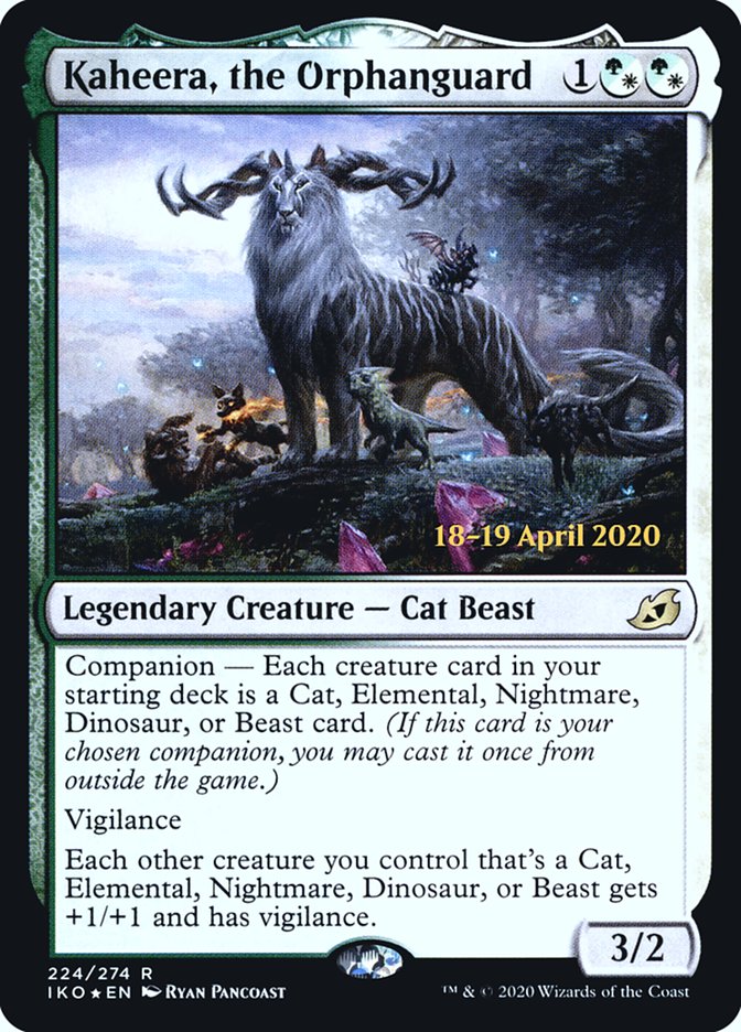 Kaheera, the Orphanguard [Ikoria: Lair of Behemoths Prerelease Promos] | Deep Dive Games St. Marys
