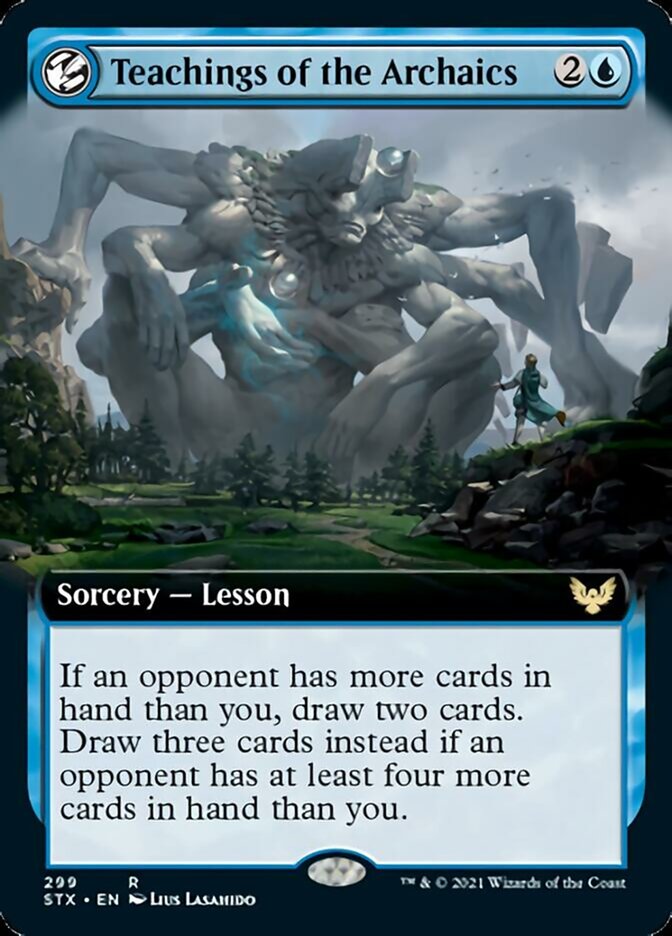 Teachings of the Archaics (Extended Art) [Strixhaven: School of Mages] | Deep Dive Games St. Marys