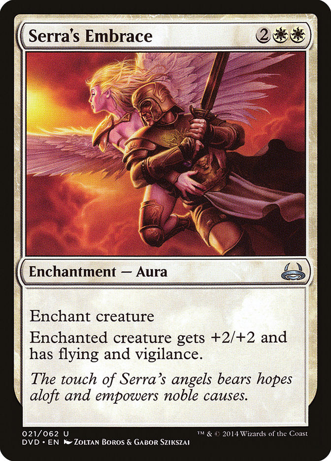 Serra's Embrace (Divine vs. Demonic) [Duel Decks Anthology] | Deep Dive Games St. Marys