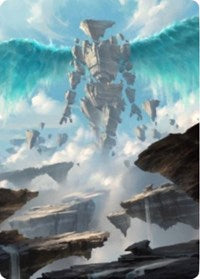 Celestial Colonnade Art Card [Zendikar Rising Art Series] | Deep Dive Games St. Marys
