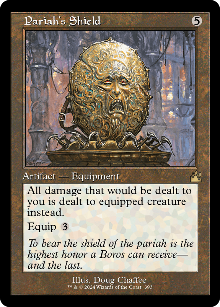 Pariah's Shield (Retro Frame) [Ravnica Remastered] | Deep Dive Games St. Marys