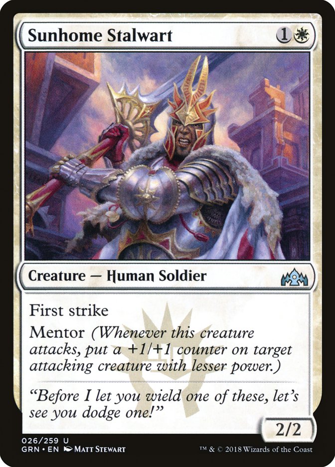 Sunhome Stalwart [Guilds of Ravnica] | Deep Dive Games St. Marys