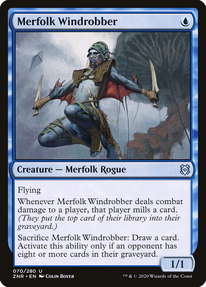 Merfolk Windrobber [Zendikar Rising] | Deep Dive Games St. Marys