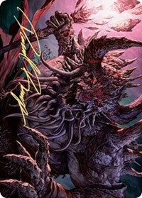 Dream Devourer Art Card (Gold-Stamped Signature) [Kaldheim Art Series] | Deep Dive Games St. Marys