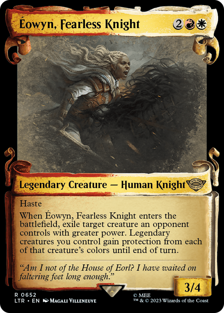 Eowyn, Fearless Knight [The Lord of the Rings: Tales of Middle-Earth Showcase Scrolls] | Deep Dive Games St. Marys