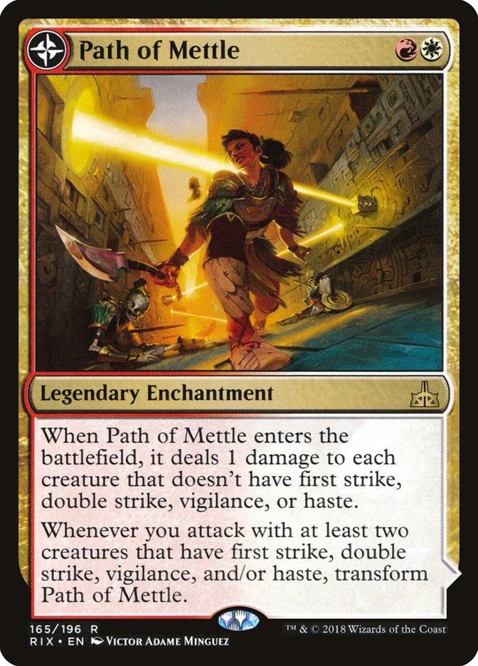 Path of Mettle // Metzali, Tower of Triumph [Rivals of Ixalan] | Deep Dive Games St. Marys