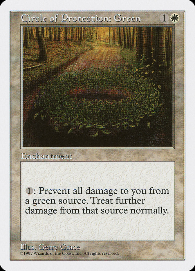 Circle of Protection: Green [Fifth Edition] | Deep Dive Games St. Marys