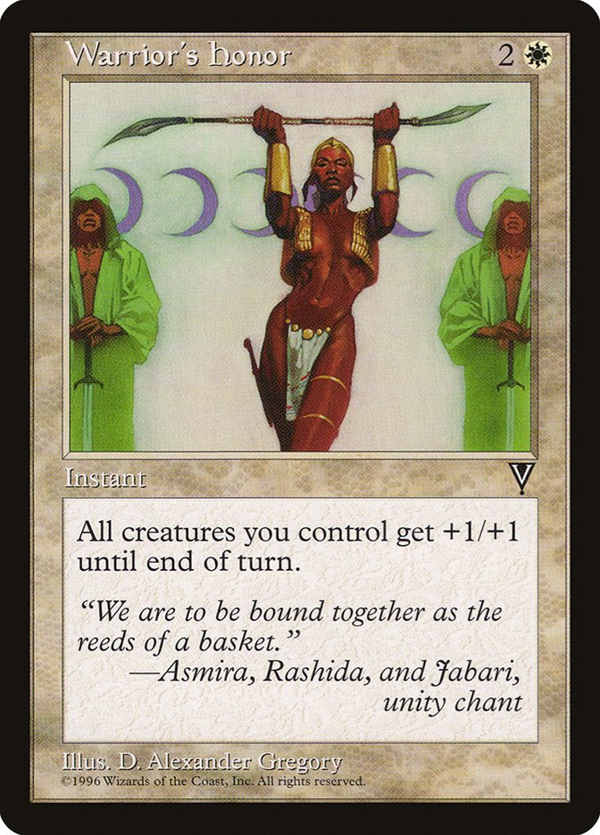 Warrior's Honor [Visions] | Deep Dive Games St. Marys
