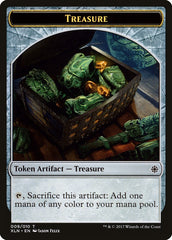 Dinosaur // Treasure (009) Double-Sided Token [Ixalan Tokens] | Deep Dive Games St. Marys