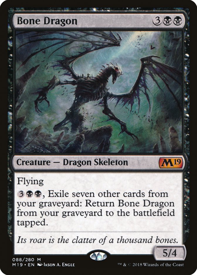 Bone Dragon [Core Set 2019] | Deep Dive Games St. Marys