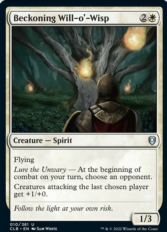 Beckoning Will-o'-Wisp [Commander Legends: Battle for Baldur's Gate] | Deep Dive Games St. Marys